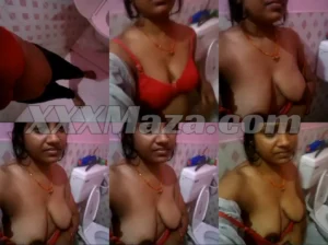 Indian Small Boobs Girl Showing her Self in Bathroom