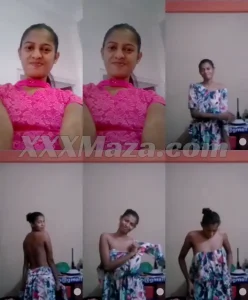 Srilankan Girlfriend Taking Off Cloths and Nude Show