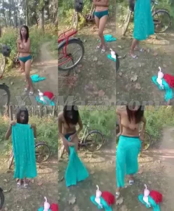 Topless Indian Girl Video After XXX in Jungle