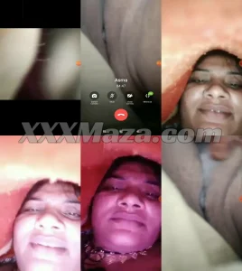Indian Mature Aunty Show Boobs and Pussy on Video Call