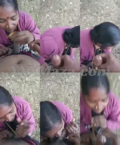 Indian Village Randi Giving Blowjob Beside Road