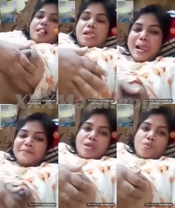 Bangladeshi Bhabhi Showing her Boobs on IMO