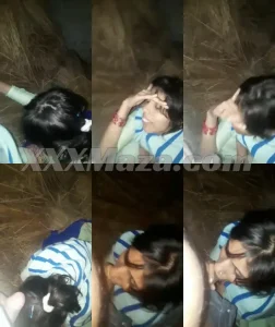 Indian Village Girl Sucking Uncle Dick at Night