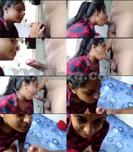 Desi Girl Blowjob and Cum on Face