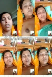 Shy Village Bhabhi Showing her Boobs and Pussy