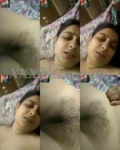 Hyderabad Bhabhi Showing her Small Hairy Pussy